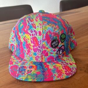 Colorful Graphic Snapback Hat